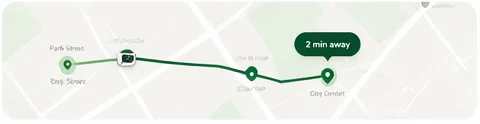 Live route map